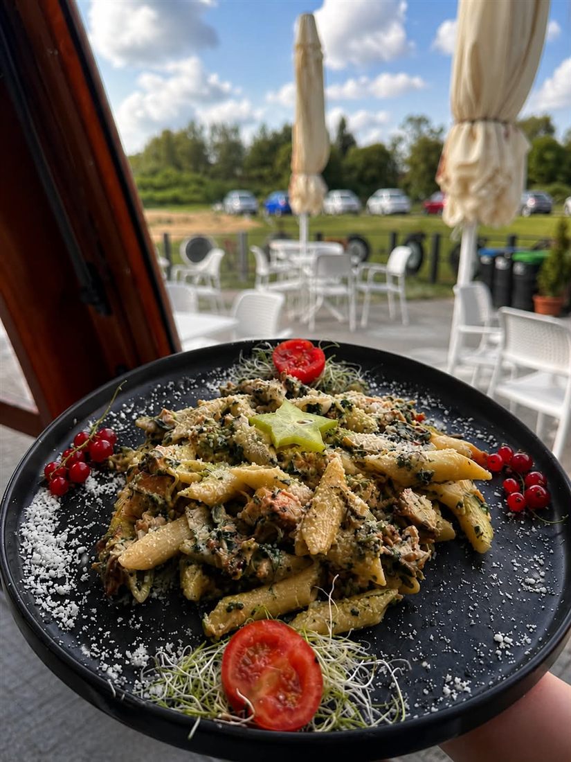 Makaron pesto z kurczakiem