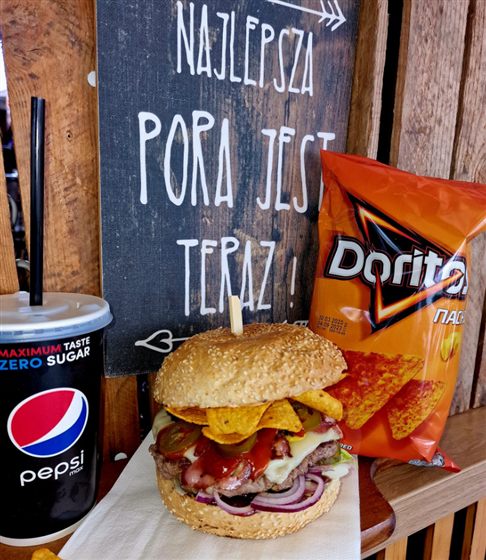 Burger nachos z Doritos